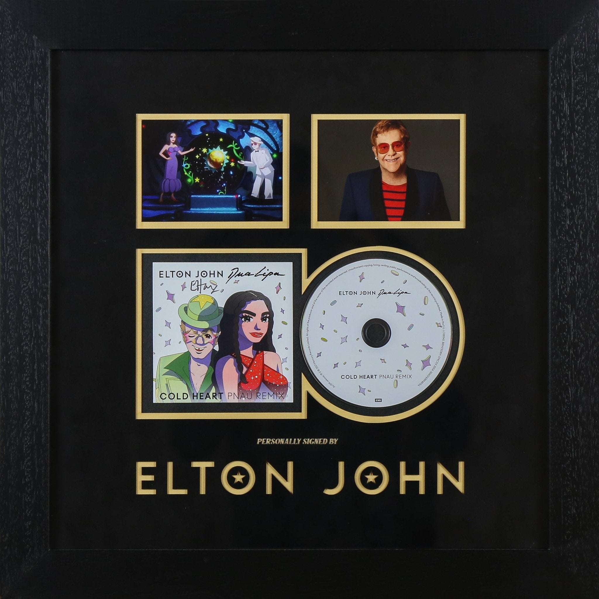 Elton John Signed CD Cover Framed DIsplay - Memorabilia Framers Shop